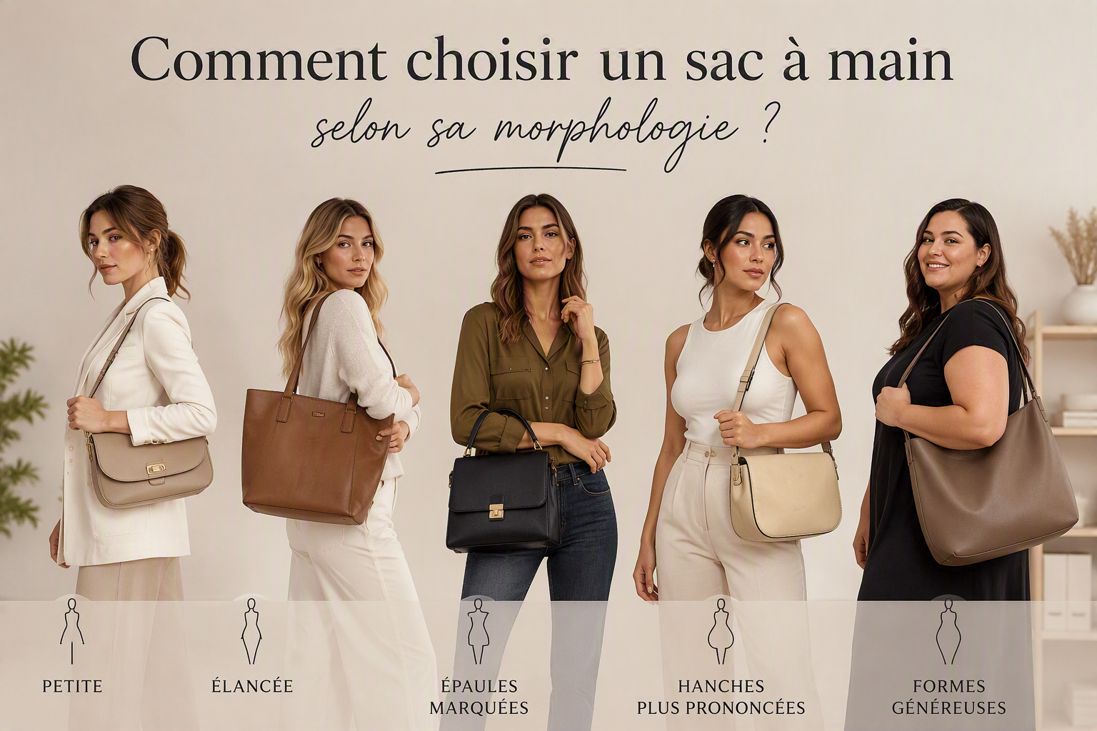 Comment choisir un sac à main selon sa morphologie ?