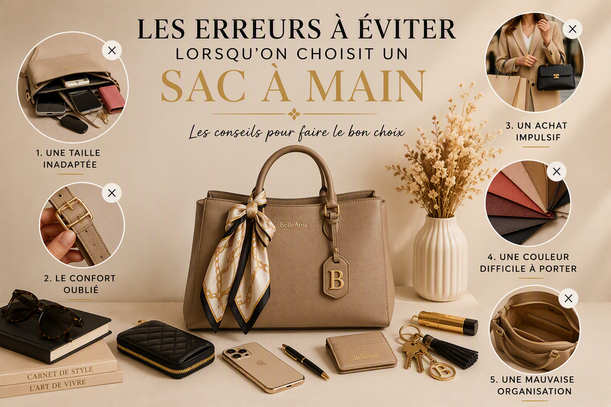 Les erreurs à éviter lorsqu'on choisit un sac à main
