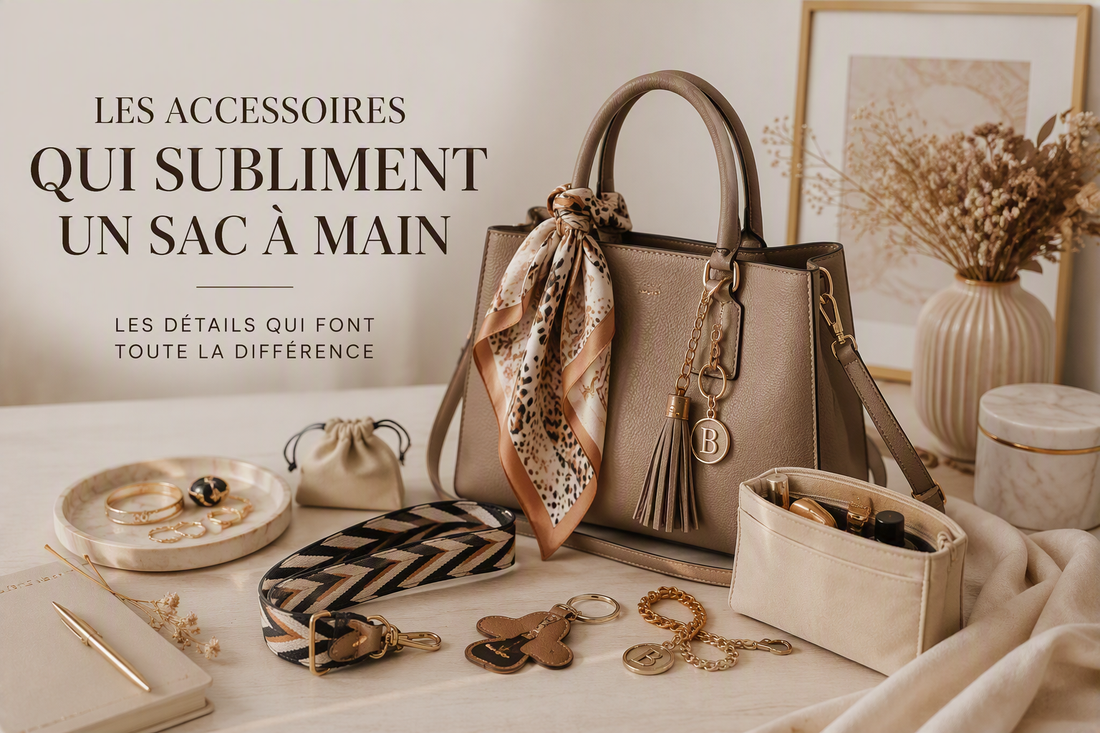 Les accessoires qui subliment un sac à main : les détails qui font toute la différence