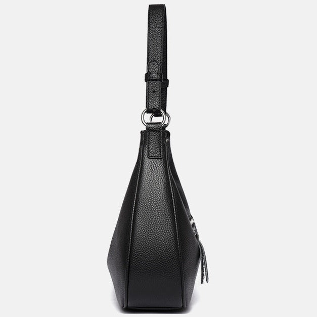 Sac Hobo en cuir grainé , l'élégance décontractée du quotidien