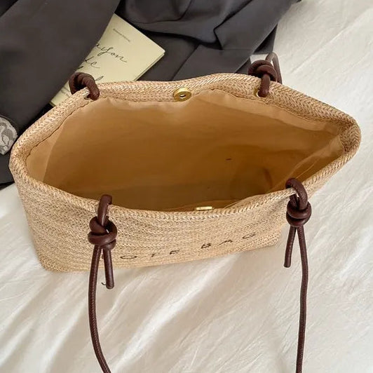 Sac Tote tressé, le charme authentique au quotidien