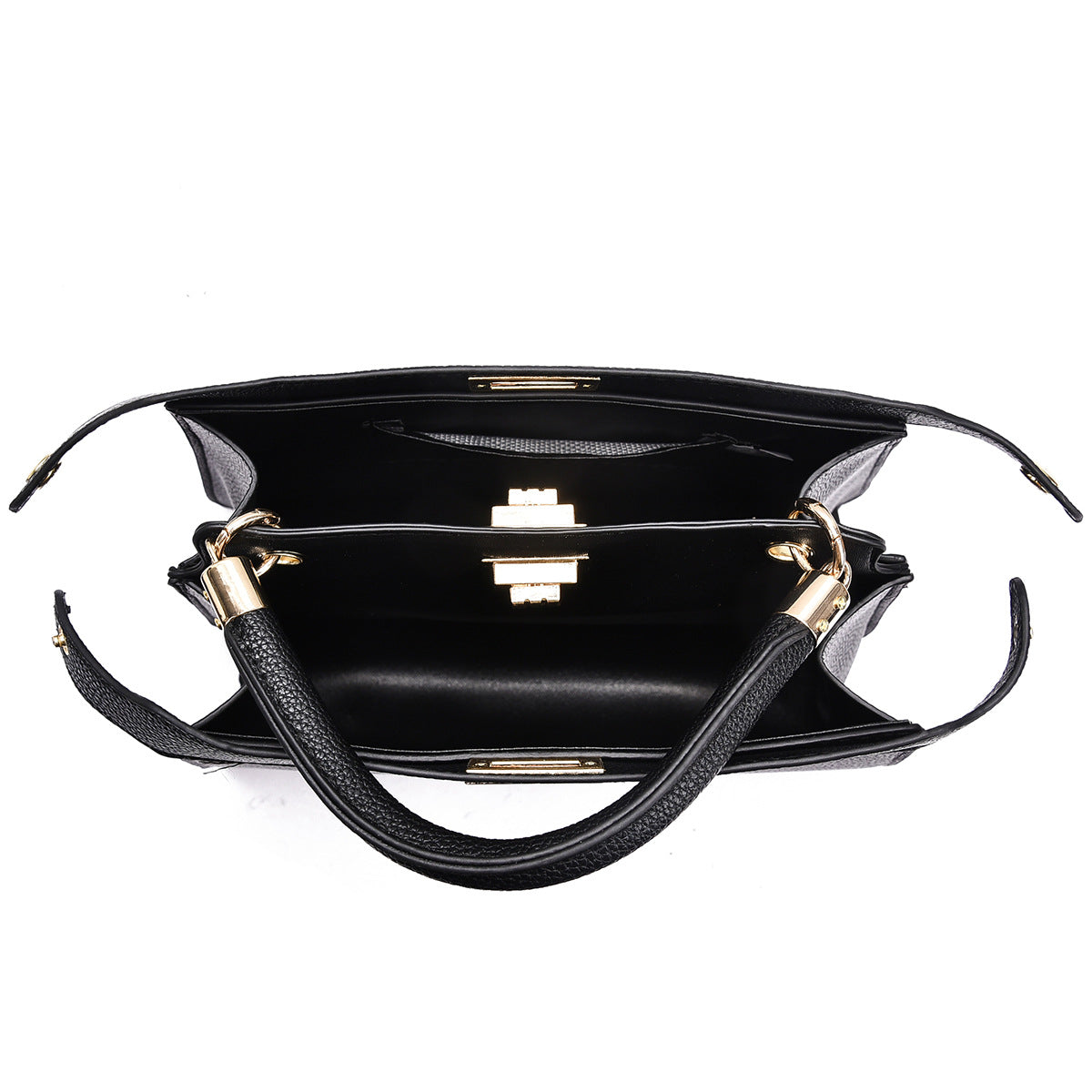 Sac élégant avec pochette, raffinement à porter chaque jour