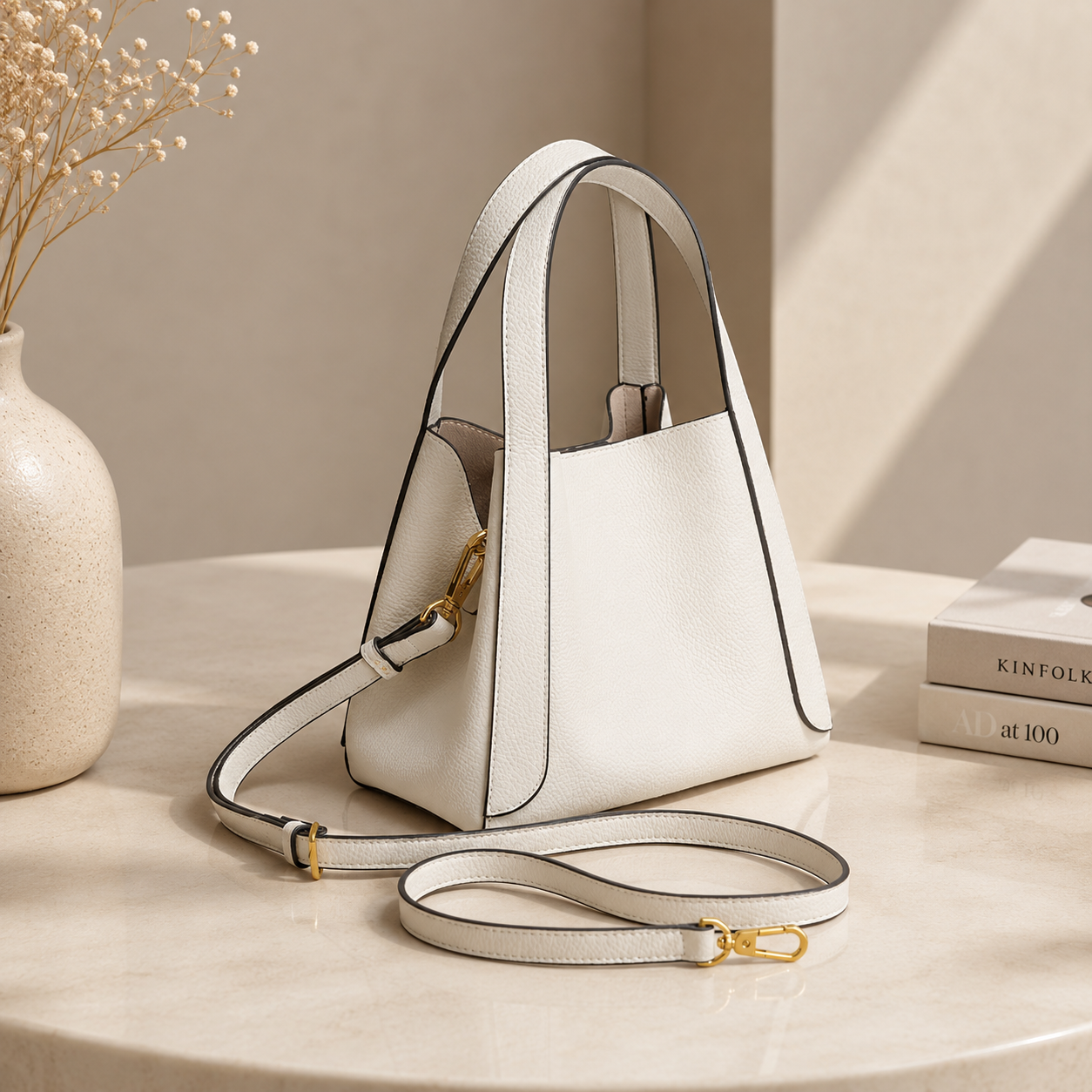 Sac en cuir minimaliste, le nouveau chic intemporel