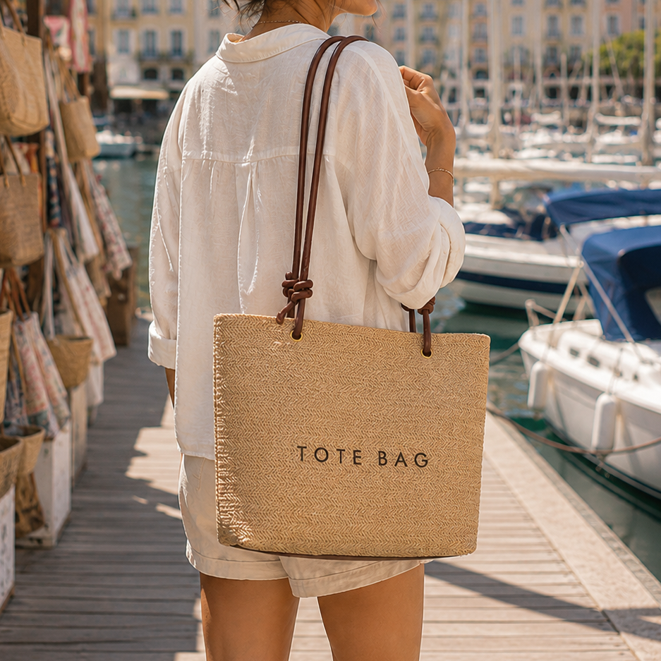 Sac Tote tressé, le charme authentique au quotidien