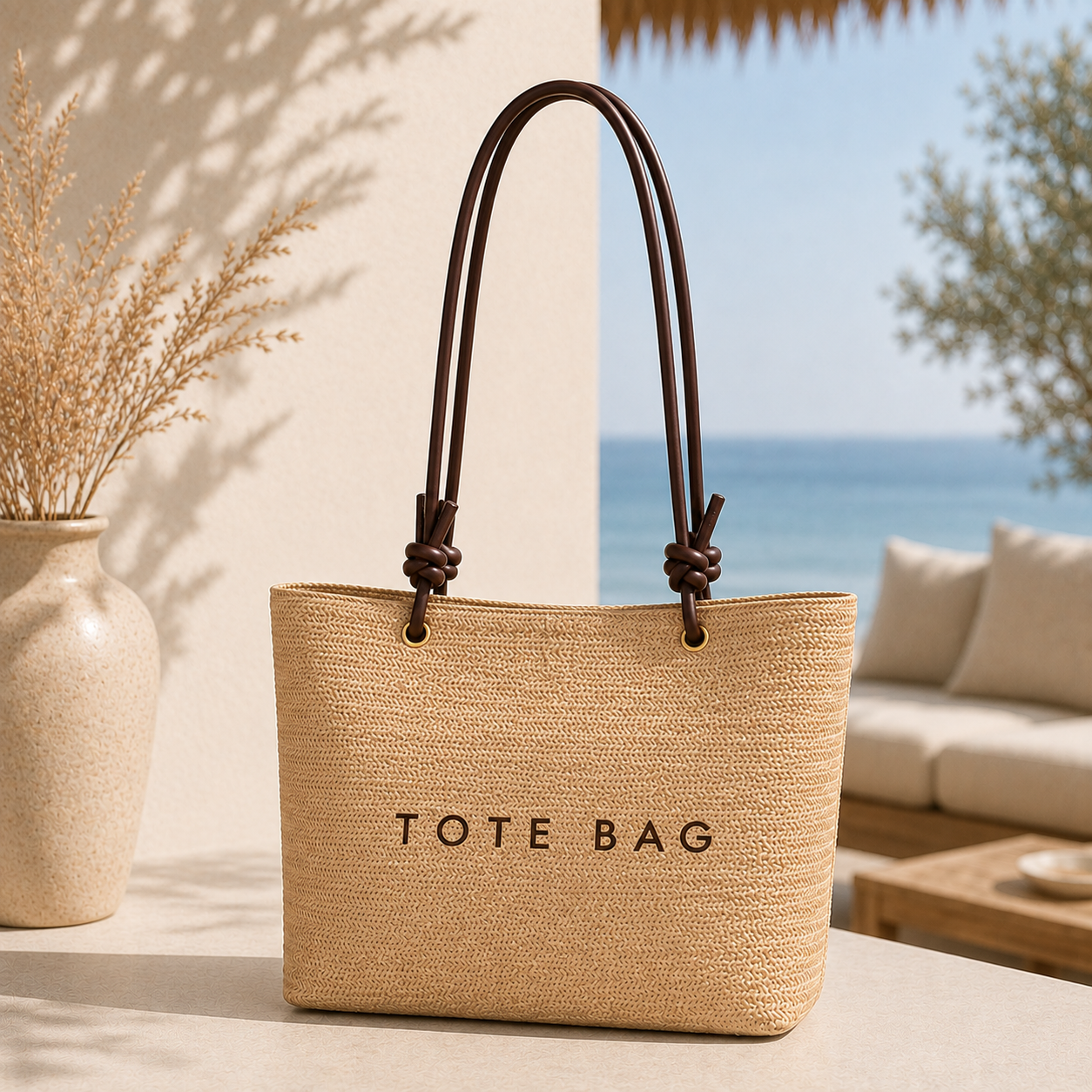 Sac Tote tressé, le charme authentique au quotidien