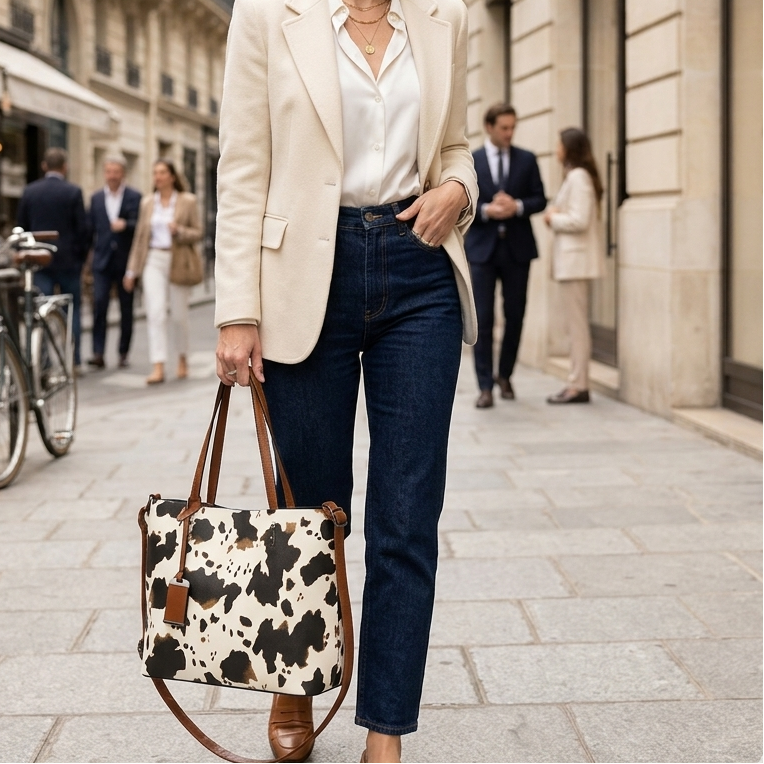 Sac cabas imprimé animal audacieux
