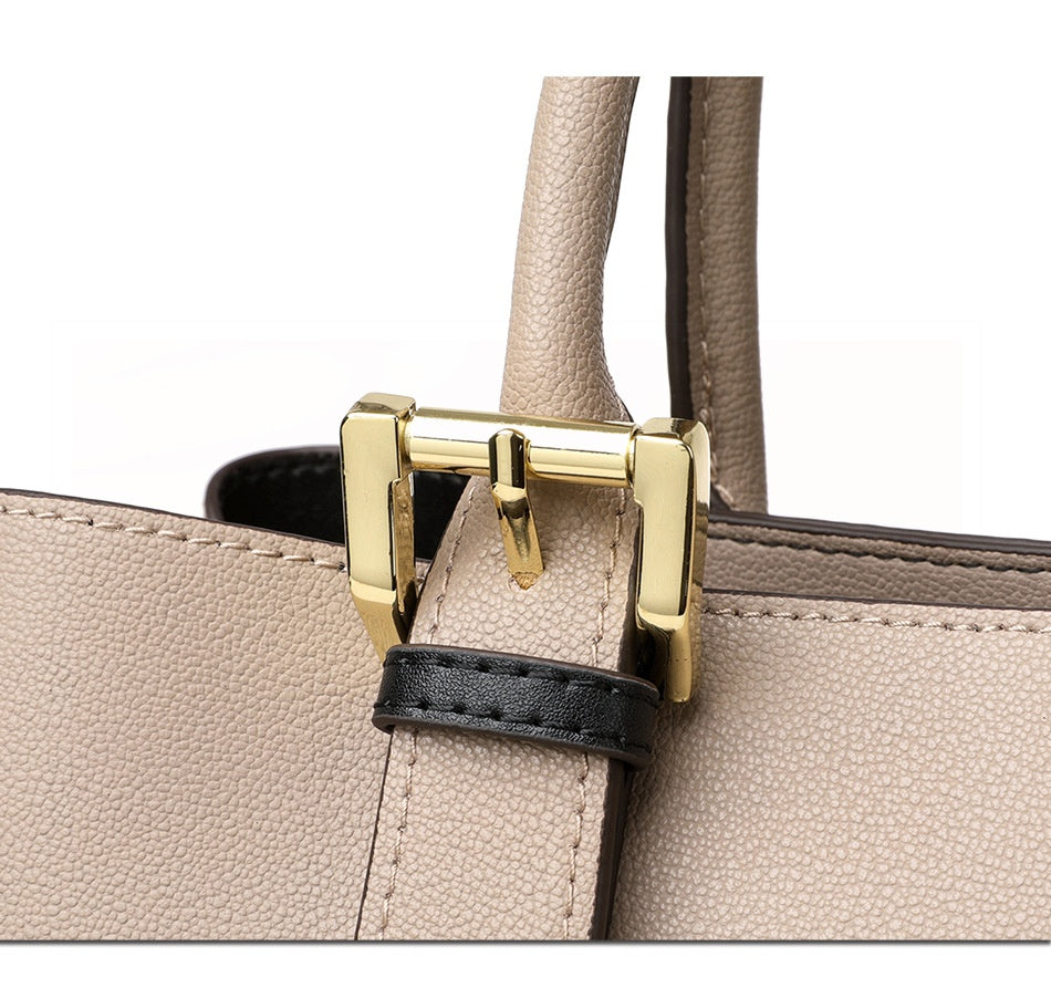Sac à main en cuir tendance avec bandoulière