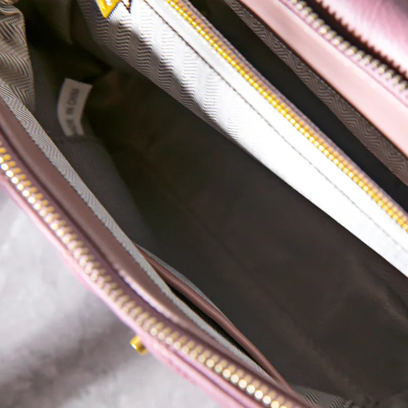 Sac à Main Diamant en cuir de vachette à porter en bandoulière